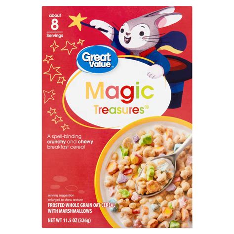 Great Value Magic Treasures Whole Grain Oat With Marshmallow Cereal 11