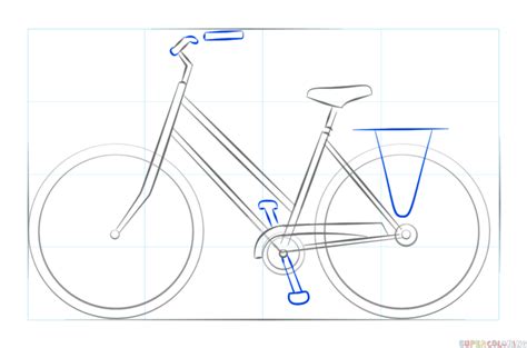 How To Draw A Bicycle Easy Step By Step at Drawing Tutorials