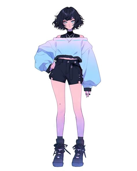 full body portrait anime girl pictures