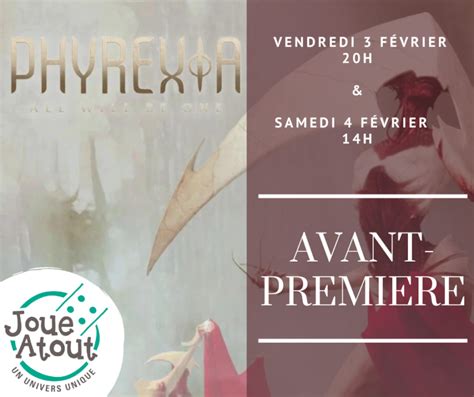 Avant première Magic Tous Phyrexians Joue Atout