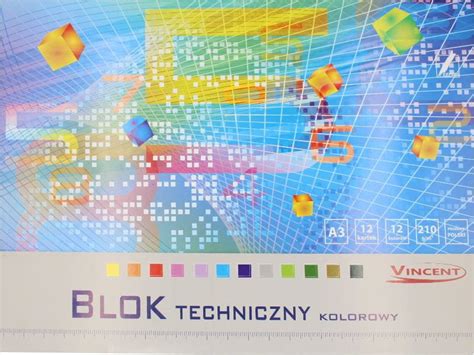 Blok Techniczny Kreska A Vincent Kolorowy G Kreska Sklep Empik