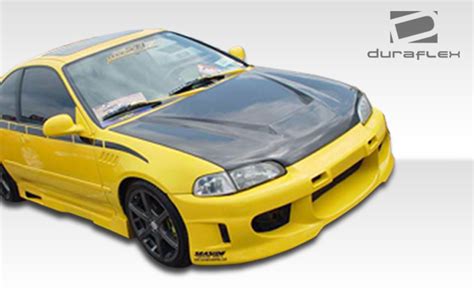 1992 1995 Honda Civic 2dr Duraflex Spyder Side Skirts Rocker Panels 2 Piece Overstock Xsv