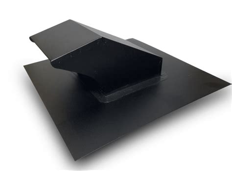 Roof Vent Dampered Black 4 Inch Luxury Metals