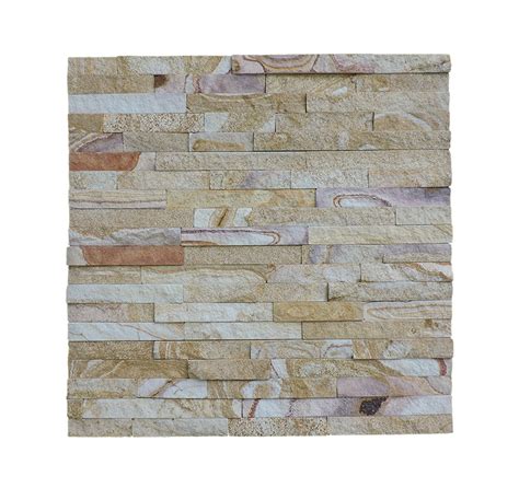 VNS 1805SZRB Wooden Vein Sandstone Natural Face Culture Stone Product