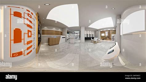 3d Render Working Office Stock Photo Alamy