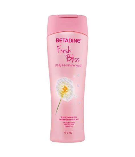 Betadine Feminine Wash Pink Paradise 150ml Rose Pharmacy