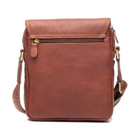 Sacoche Homme En Cuir Gras Katana Marron Planetebag