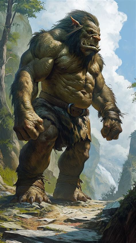 Giant Troll | Dungeons and dragons races, Mythical creatures fantasy ...