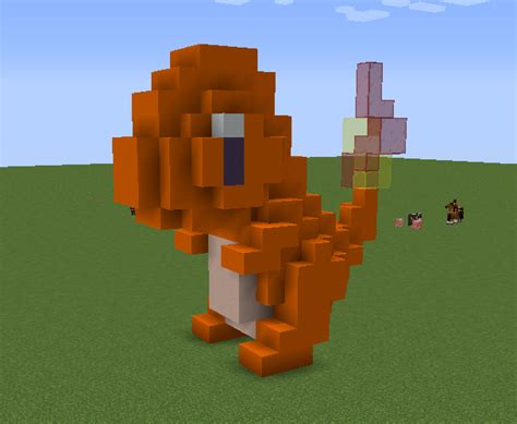 Minecraft Pokemon Statue