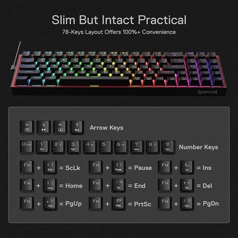 Redragon K Pollux Wired Rgb Gaming Keyboard Price In Pakistan