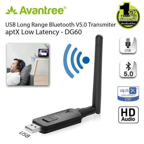 Avantree Dg Long Range Bluetooth Usb Audio Adapter For Pc