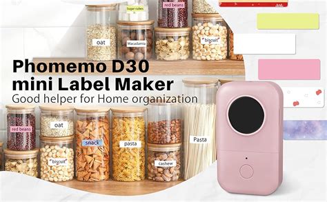 Amazon Phomemo Label Maker Machine With Tape D Portable