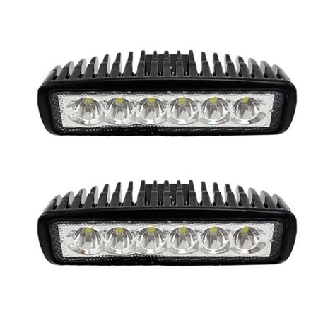 Swanew X W Phare De Travail Carre A Leds Dc V V Quad Camion