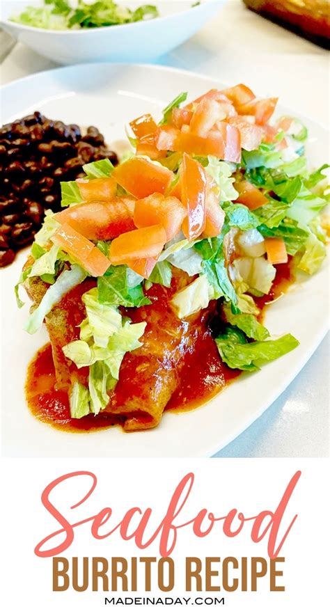 Loaded Baked Seafood Burrito Recipe | Made In A Day