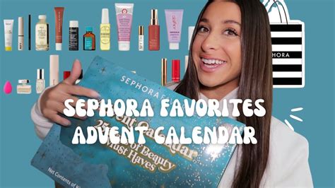 SEPHORA FAVORITES ADVENT CALENDAR Sephora Haul YouTube