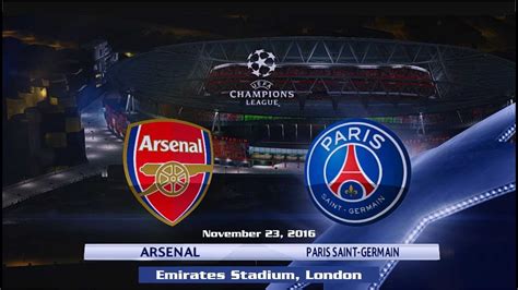 Arsenal vs PSG 2-2 All Goals & Highlights 23/11/2016 | Cuplikan Gol ...