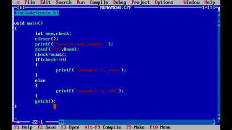 Program To Check Whether A Number Is Even Or Odd C Programming