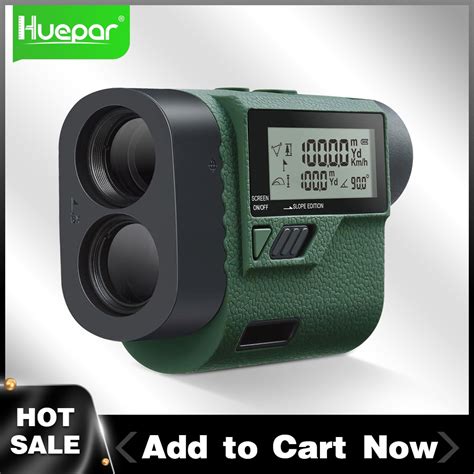 Huepar Telescope Laser Range Finder Digital Distance Meter Hunting