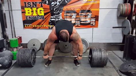 Jerry Pritchett Deadlift Training 945lbs Raw Youtube