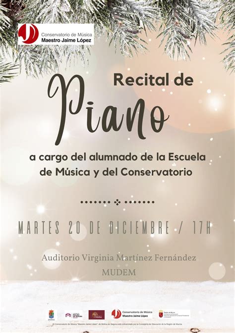 Música en Navidad Concierto a cargo del alumnado de la especialidad de