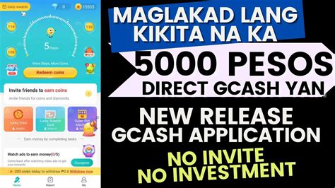 STEP GO FREE GCASH 5000 PESOS DIRECT SA GCASH ANG WITHDRAWAL NEW