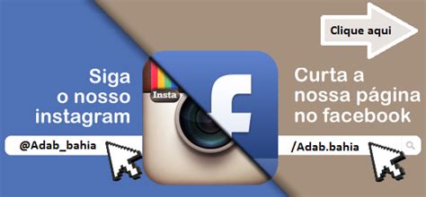 Siga A ADAB Nas Redes Sociais