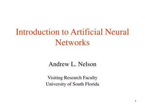 Ppt Introduction To Artificial Neural Networks Powerpoint