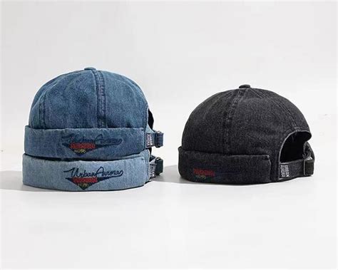 High Quality Vintage Docker Cap Brimless Hat Breathable Beanie Hats