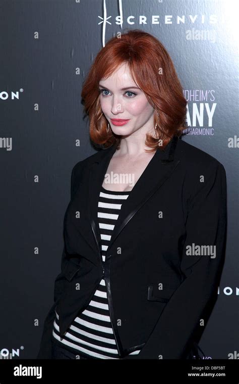 Christina Hendricks From The Tv Show Mad Men Film Premiere Of The New