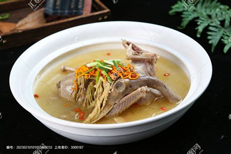 虫草花老鸭汤中国菜系食品餐饮摄影素材汇图网