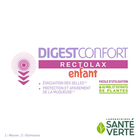 Digestconfort Rectolax Enfant Laboratoires Sant Verte