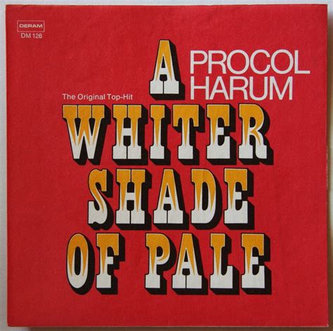 Procol Harum A Whiter Shade Of Pale Records, Vinyl and CDs - Hard to ...