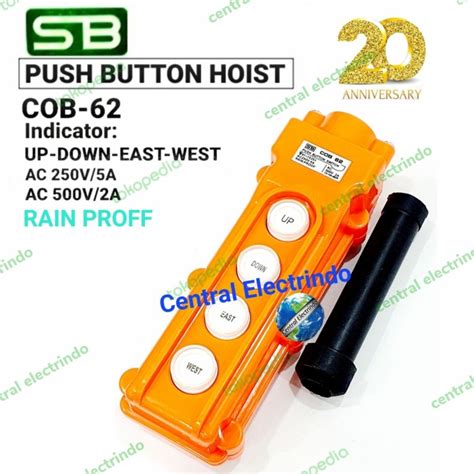 Jual Hoist Push Button SB COB 62 4 Tombol Kota Tangerang Central