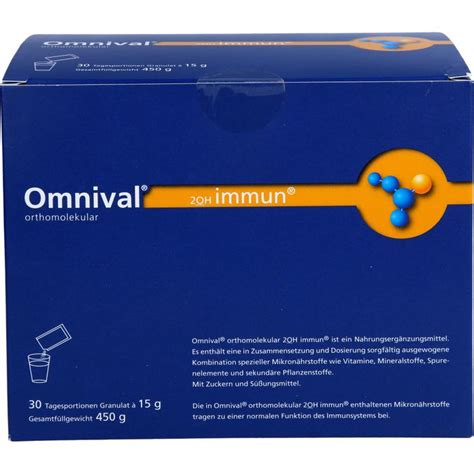 OMNIVAL Orthomolekul 2OH Immun 30 TP Granulat 30 St Arzneiprivat