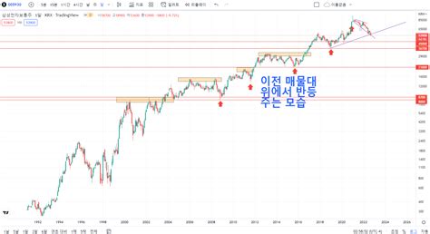 삼성전자 주가 전망 차트 분석2023년 장기적 관점 Coinstock