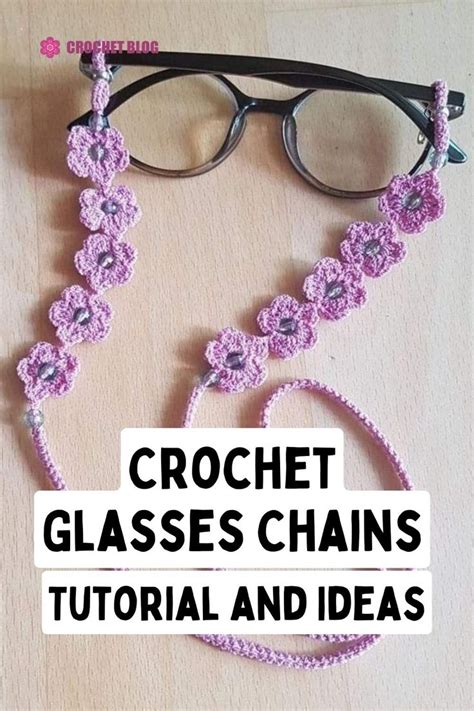 Crochet Glasses Chain Tutorial And Ideas Crochet Eyeglass Cases Crochet Eyes Crochet Case