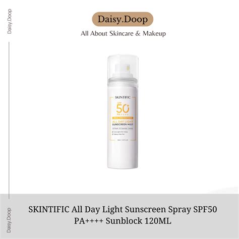 Jual Skintific All Day Light Sunscreen Mist Spf50 Pa Anti Uvbody