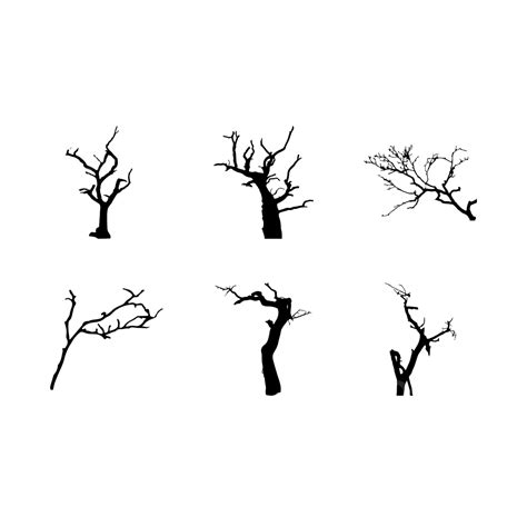 Material De Vector De Silueta De Rama De árbol Png Elemento Gratis Rama Png Y Vector Para