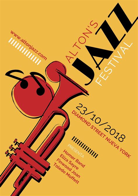 Plantillas De Carteles De Jazz Editables Canva