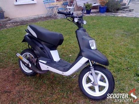 MBK Booster Spirit 12 Naked Black And White Black And White Booster Lambretta