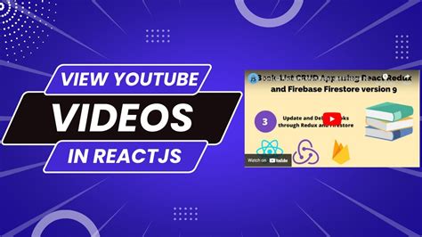 View Youtube Videos In React Js React Player Tutorial Youtube