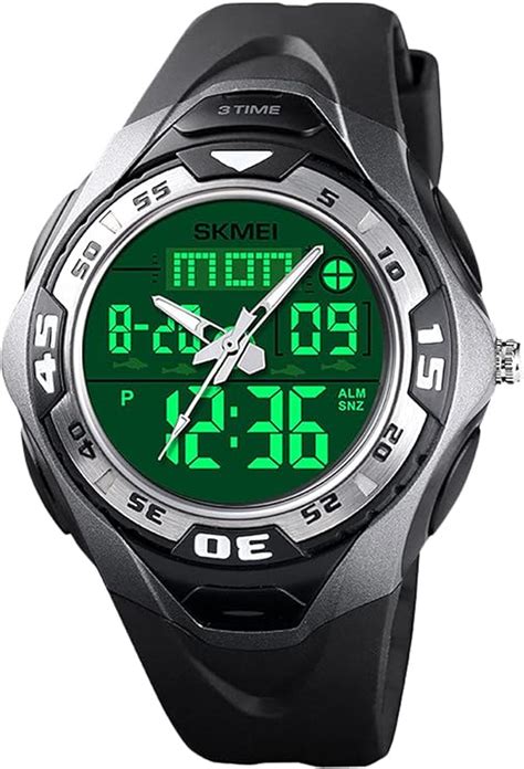 KDM Montre Homme Multifonction Étanche Digitale Outdoor SPOR Montre Ado