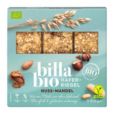 Billa Bio Nuss Mandel Haferriegel Billa Online Shop