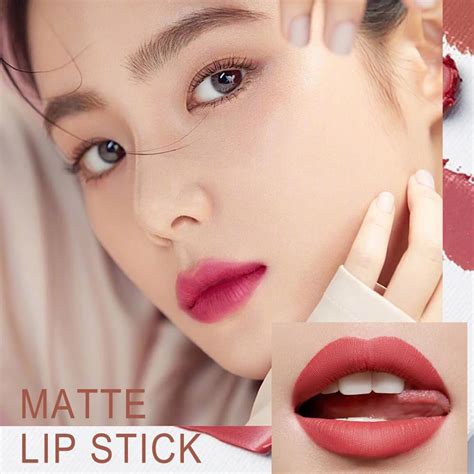 Juego De L Pices Labiales Mate Color Nude Terciopelo Natural Tinte