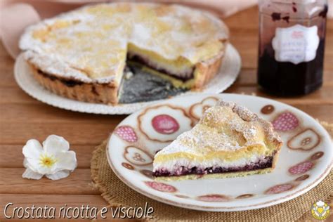 Crostata Ricotta E Visciole Ricetta Tipica Della Tradizione EBRAICA Romana