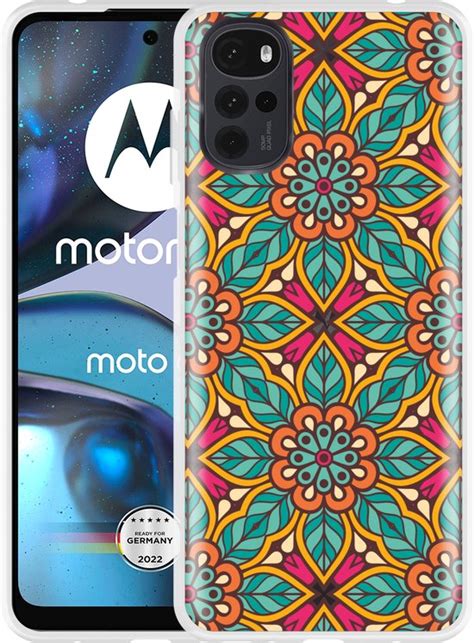 Hoesje Geschikt Voor Motorola Moto G22 Flora Mandala Bol