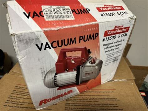 Robinair Vacumaster Economy Vacuum Pump Stage Cfm Red