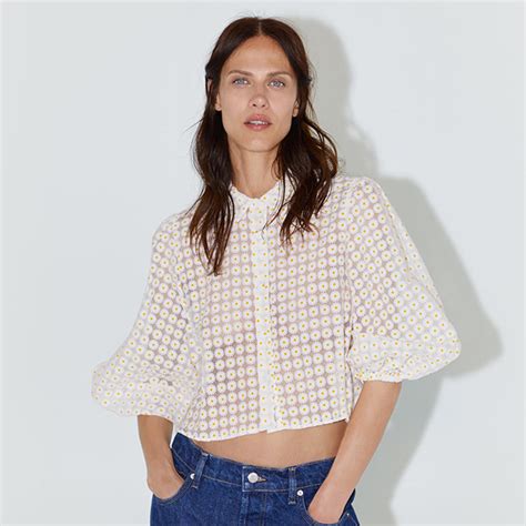 Venta Zara Camisa Transparente En Stock