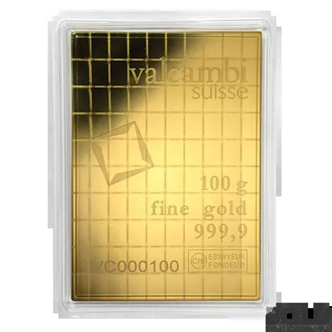 Valcambi Combi X Gram Gold Bar Bold Precious Metals