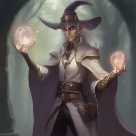 Eladrin Dnd Arcane Trickster Hi Res Pale Creepy Loo Openart